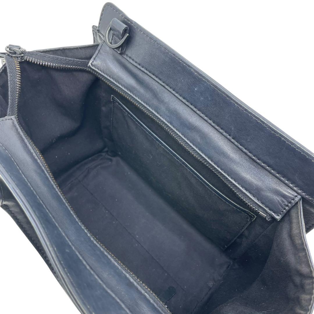 DIESEL ディーゼル BADIA ブラック黒 カウレザー2wayハンドバッグ