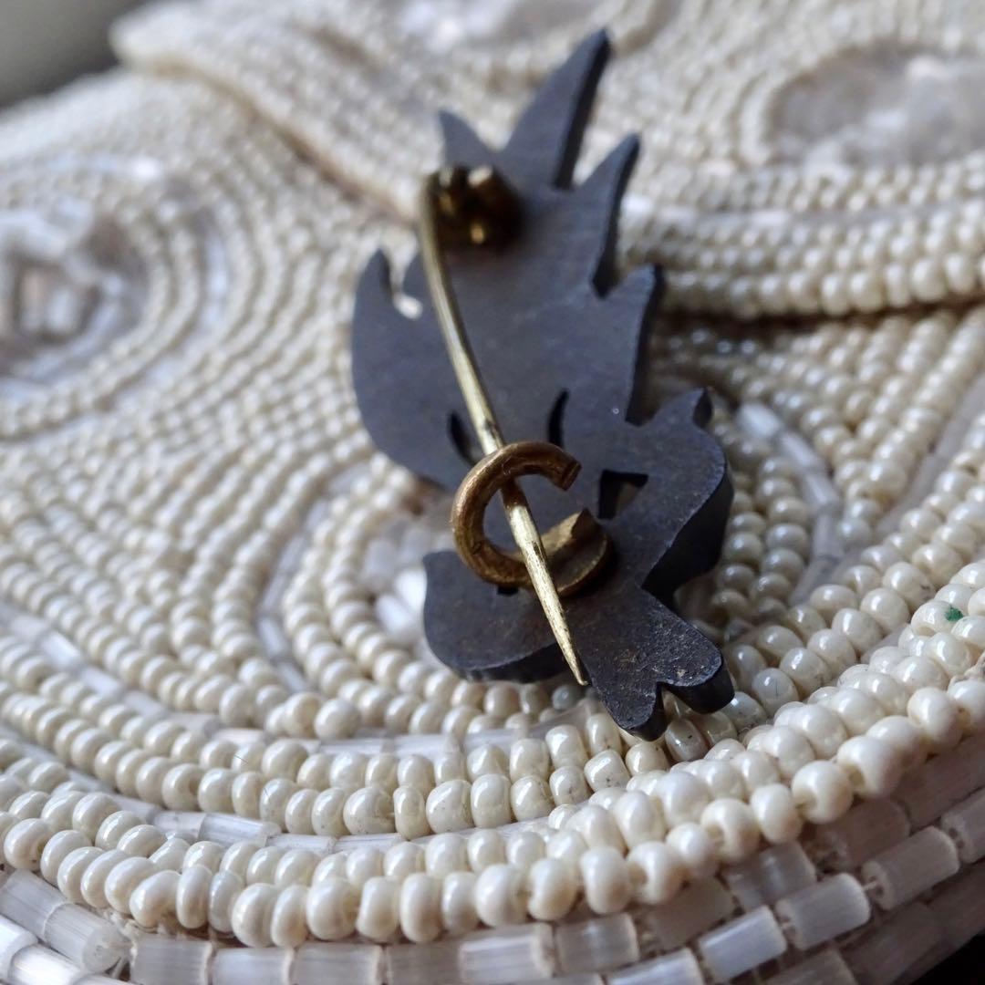 アンティーク モーニングジュエリー ブローチ ブーケ フランス