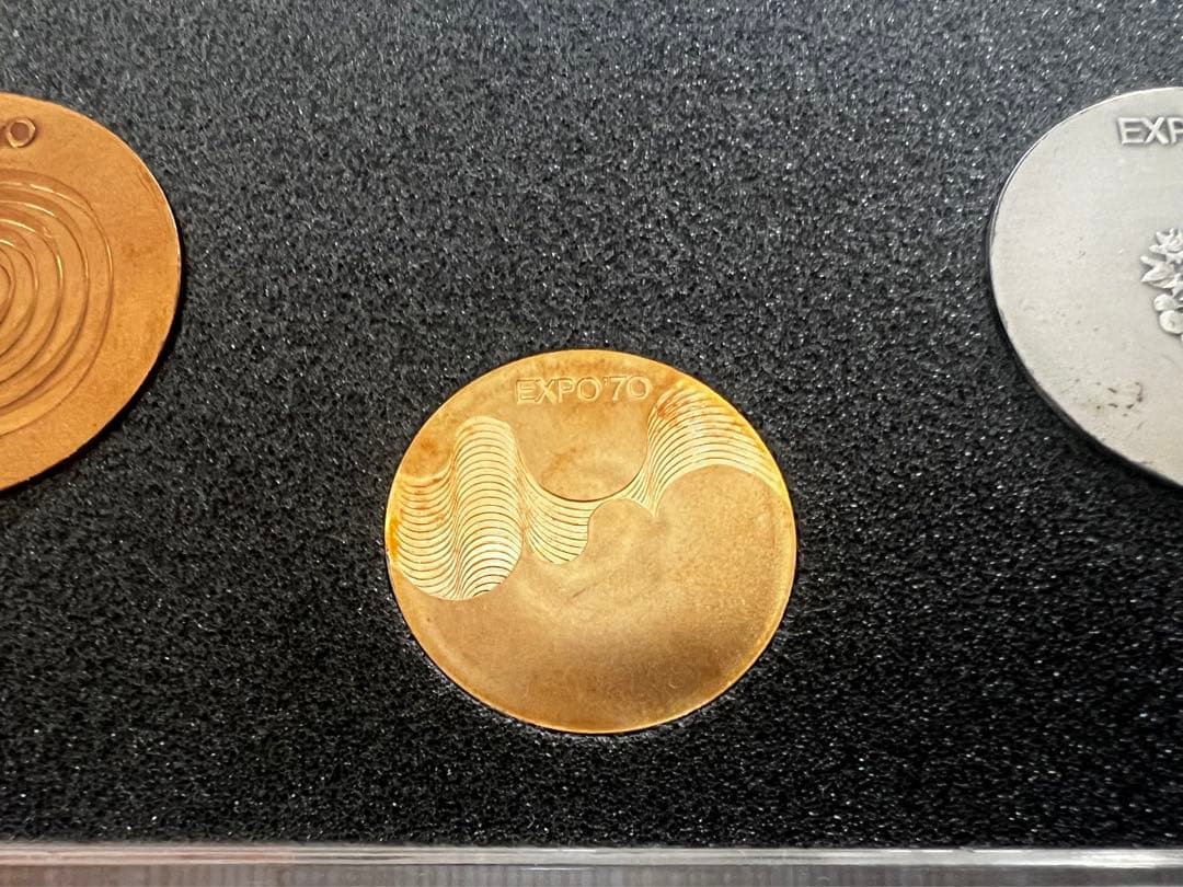 EXPO'70 金銀銅 3点セット 万博大阪記念メダル
