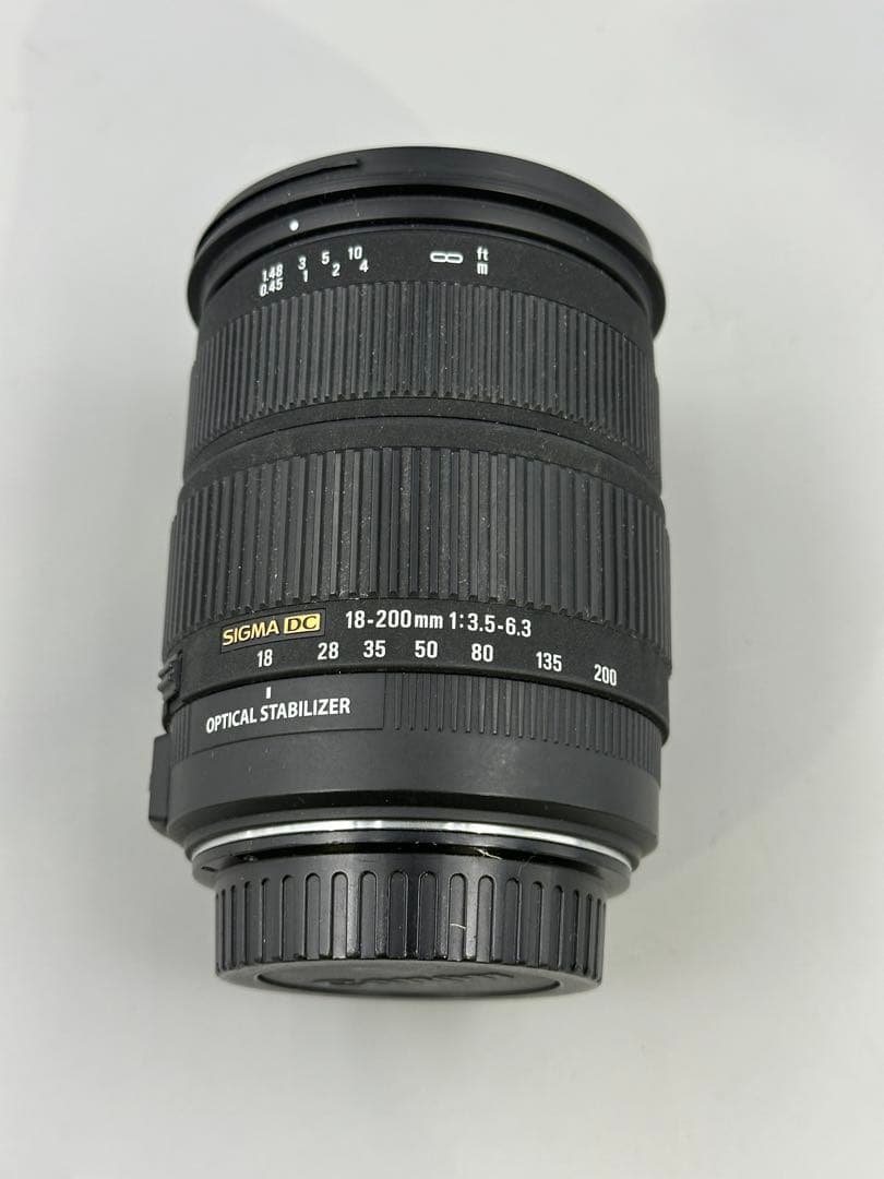 ☆SIGMA 18-200mm f/3.5-6.3 DC OSレンズ
