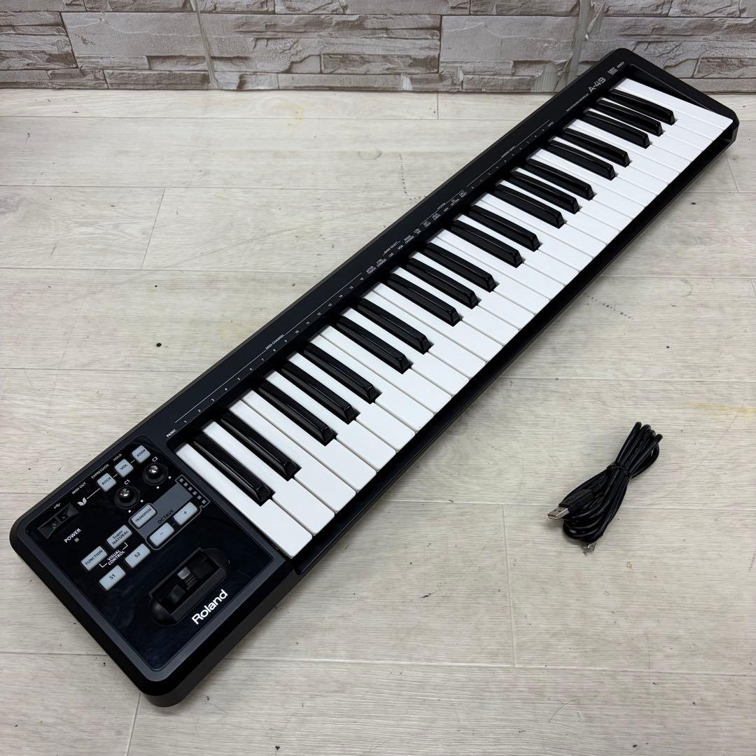 Roland ローランド 49鍵盤 USB MIDIキーボード A-49 ⑦