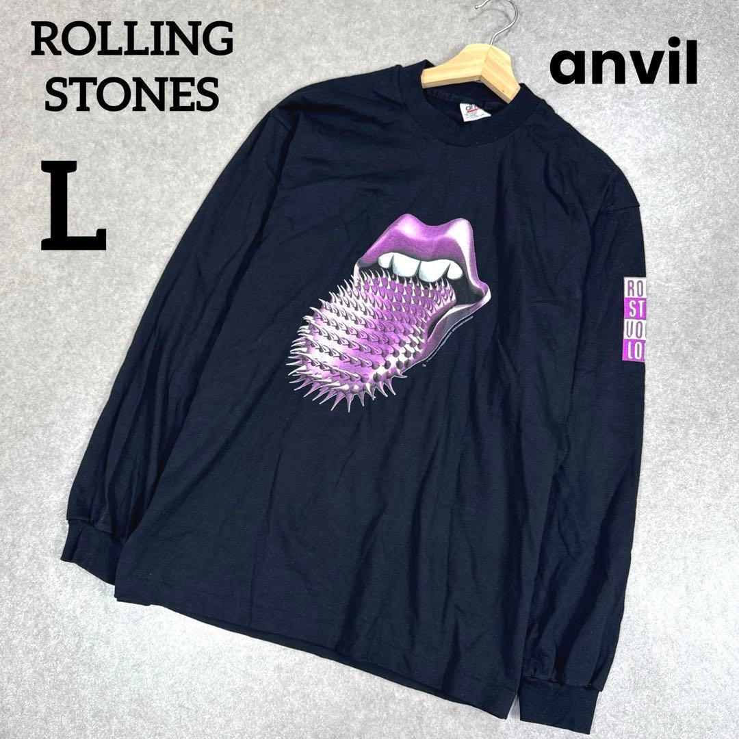 希少 90s ROLLING STONES ヴィンテージ ロングTシャツ 当時物