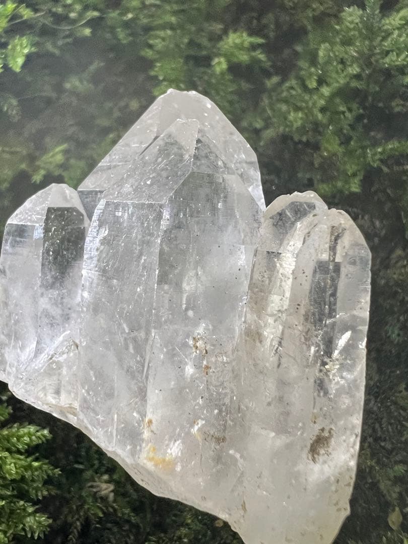 龍脈の精髄 虹入りカテドラル水晶宝石質AAA （売上の一部は保護猫活動に使用）