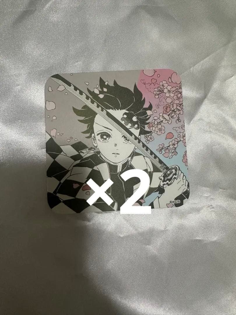 鬼滅の刃　炭治郎　無惨　JCS限定　2024 木製カレンダー　コースター