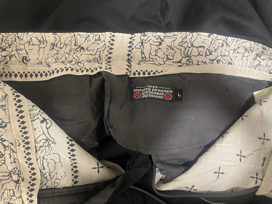 AFFA UNDERCOVER 黒チノパン Lサイズ