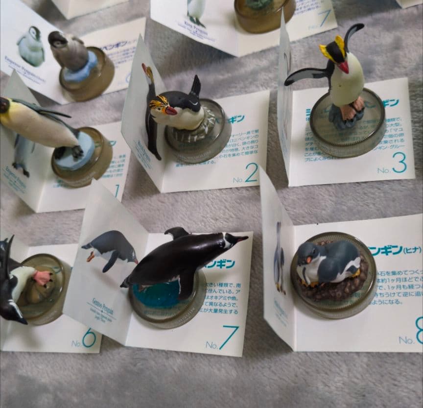 海洋堂ペンギンフィギュアコレクション　第1弾第2弾シークレット2種含むフルコンプ