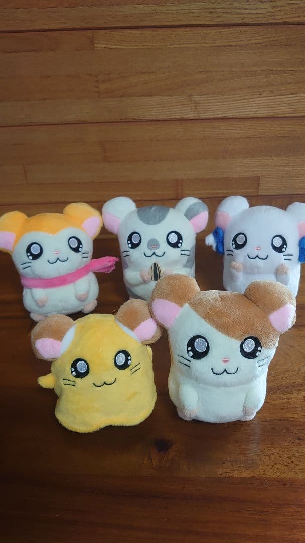 とっとこハム太郎　ハムちゃんずコレクション　ぬいぐるみ　三英貿易　5個セット