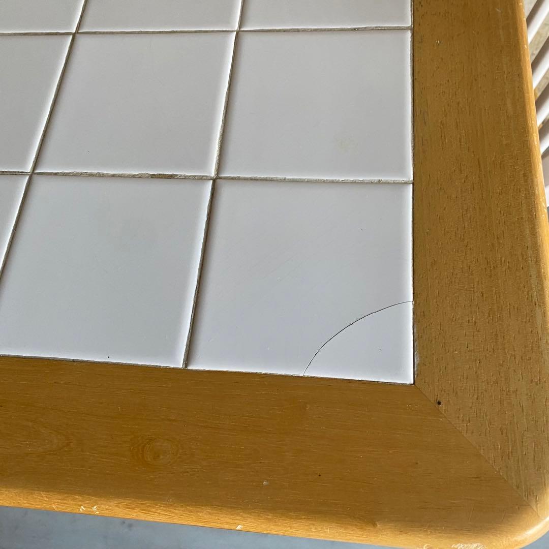 ダイニングテーブルセット　ダイニングチェア　タイルトップ　カントリー　レトロ