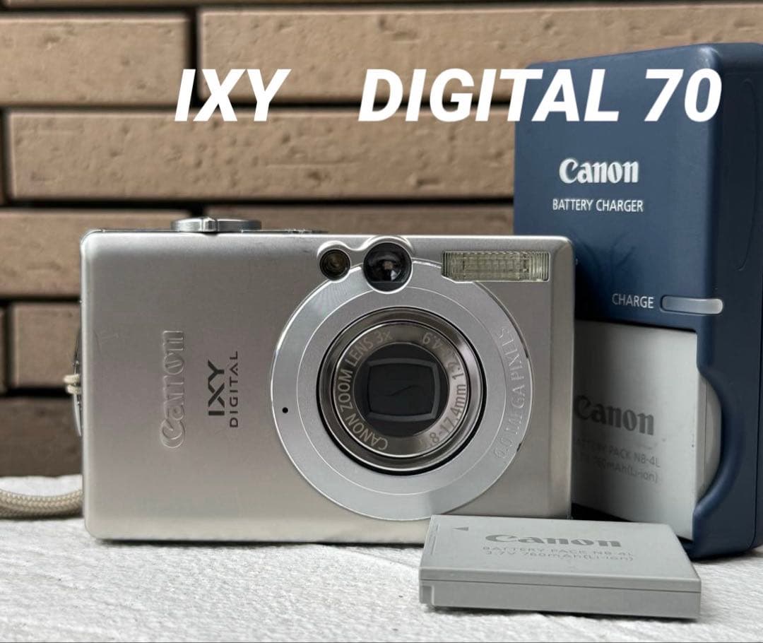 実写美⭕️【動作確認済】Canon　IXY　DIGITAL 70 PC1193