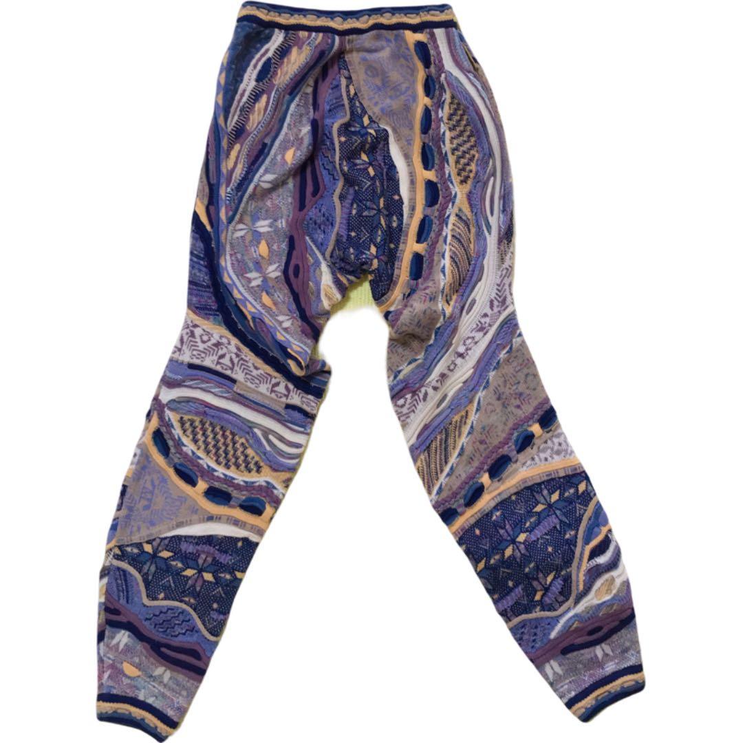 希少デザイン　upperupper 3Dニット　ヴィンテージ　メンズ　サルエル