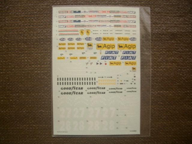 1/20 スタジオ フェラーリ 126C2 3台 メタル製フルディテールキット