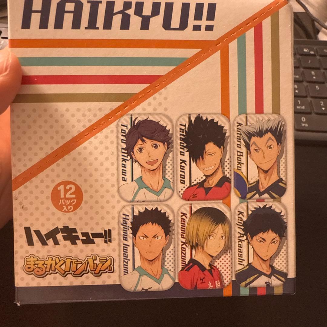 ENSKY ハイキュー まるかく 缶バッジ 全12種類 三月獸BW