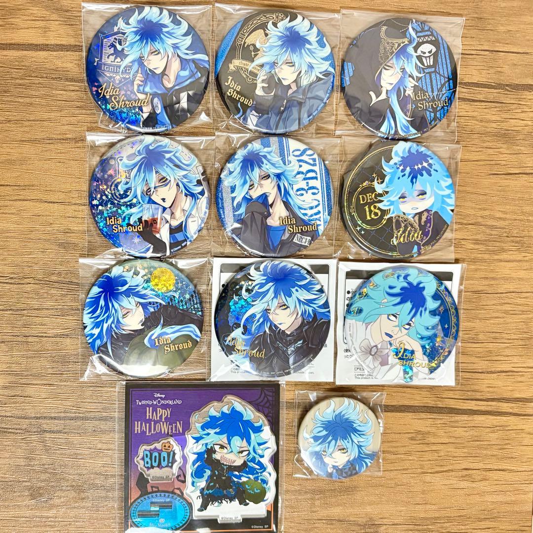 ツイステ イデア namco缶バッジ スケモンアクスタ ねんどろいど缶バッジ