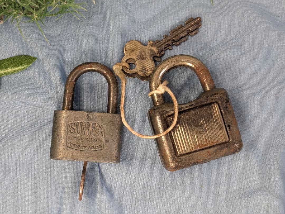 アンティーク フランス製 ドイツ製 パドロック 南京錠