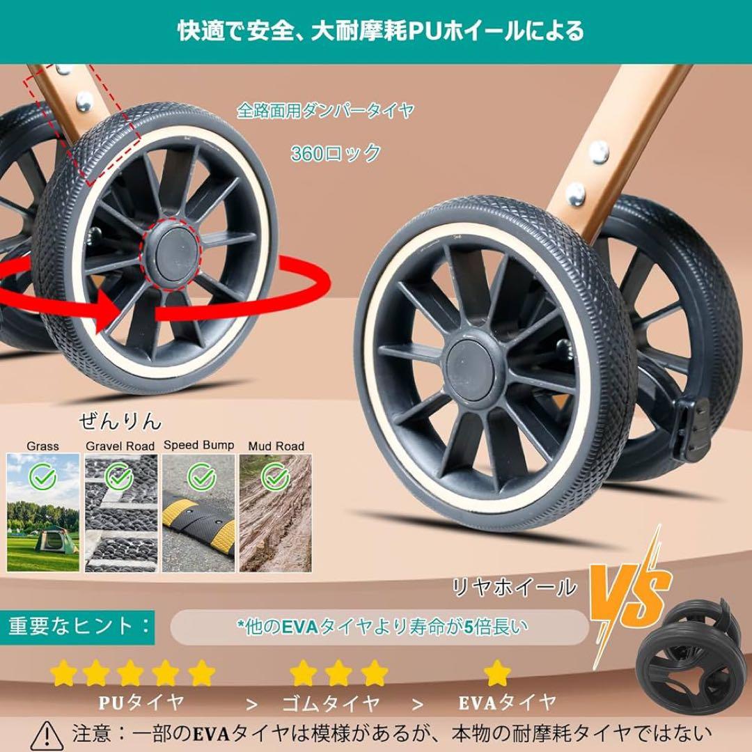 【新品未使用】MILA&LOUIS ペットカート 多頭の小型犬&猫 中型犬一匹用