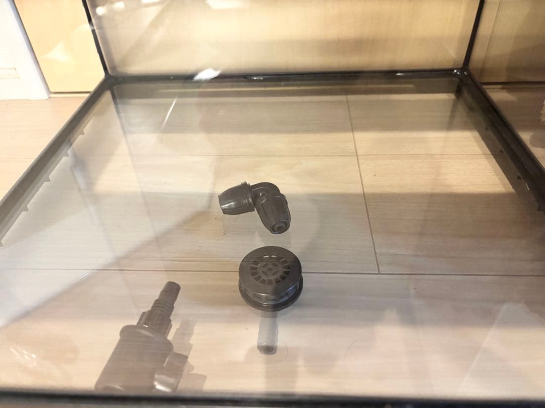 GEX エキゾテラ グラステラリウム4545 爬虫類 飼育ゲージ ドレイン