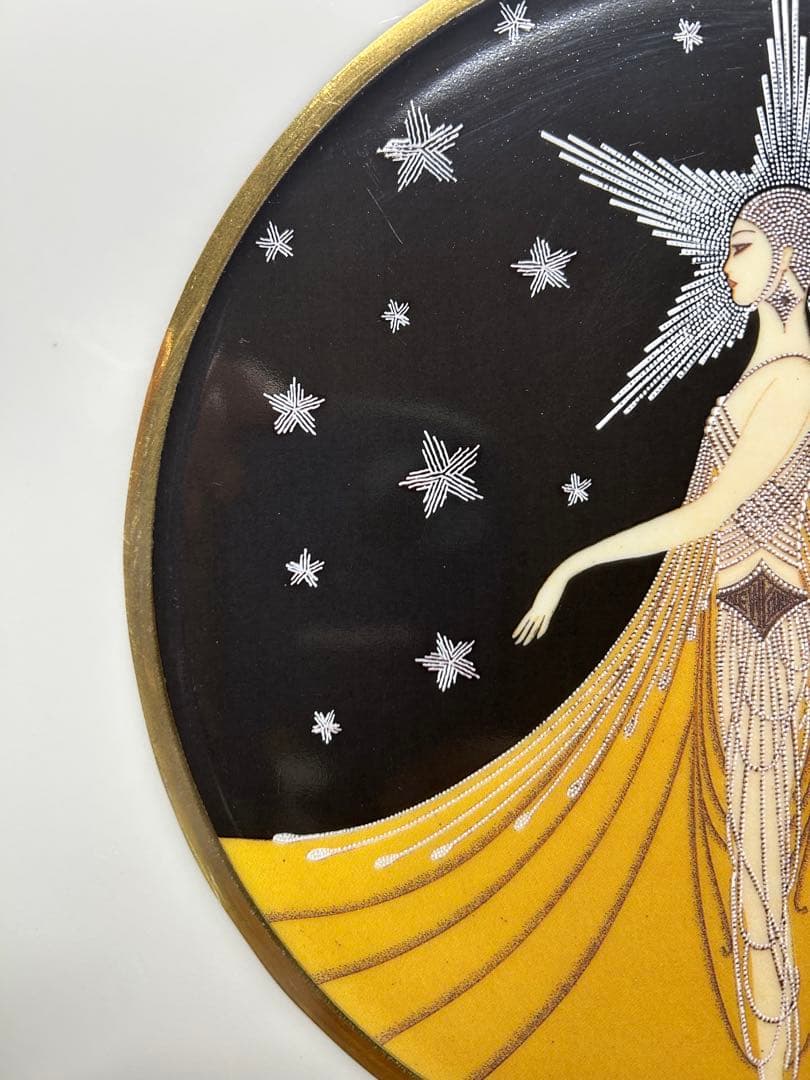 エルテ 『ニューヨーク、ニューヨーク』ファイン チャイナ 1990年 署名入