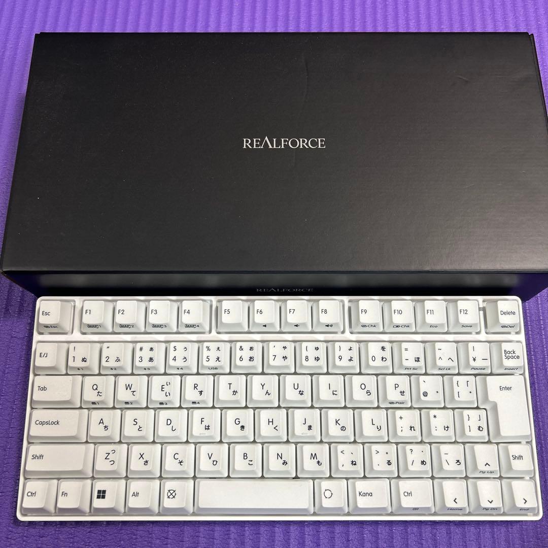 REALFORCE C1HJ23 スーパーホワイト&キーキャップセット