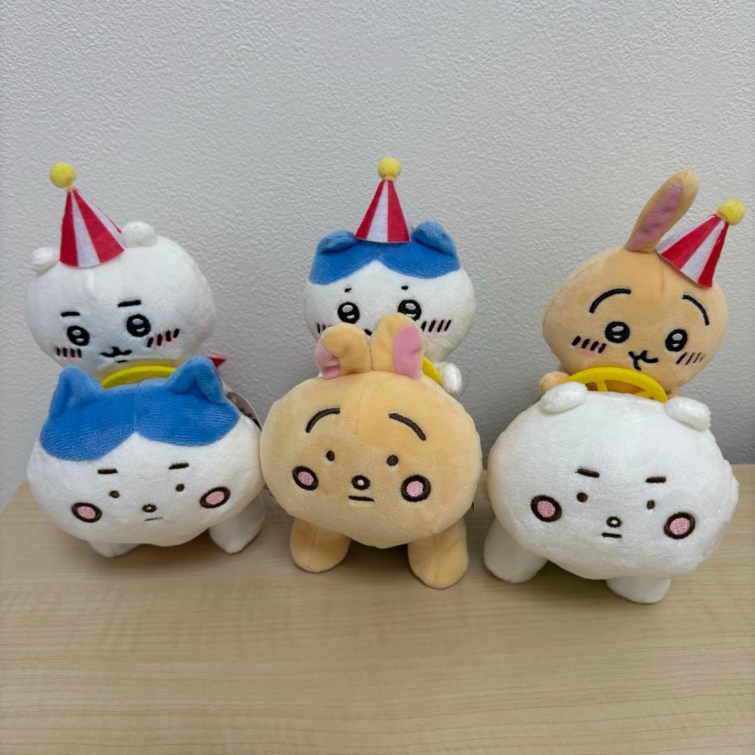 ちいかわ　ちいかわらんど　ぴーぽぽぬいぐるみ　3体セット