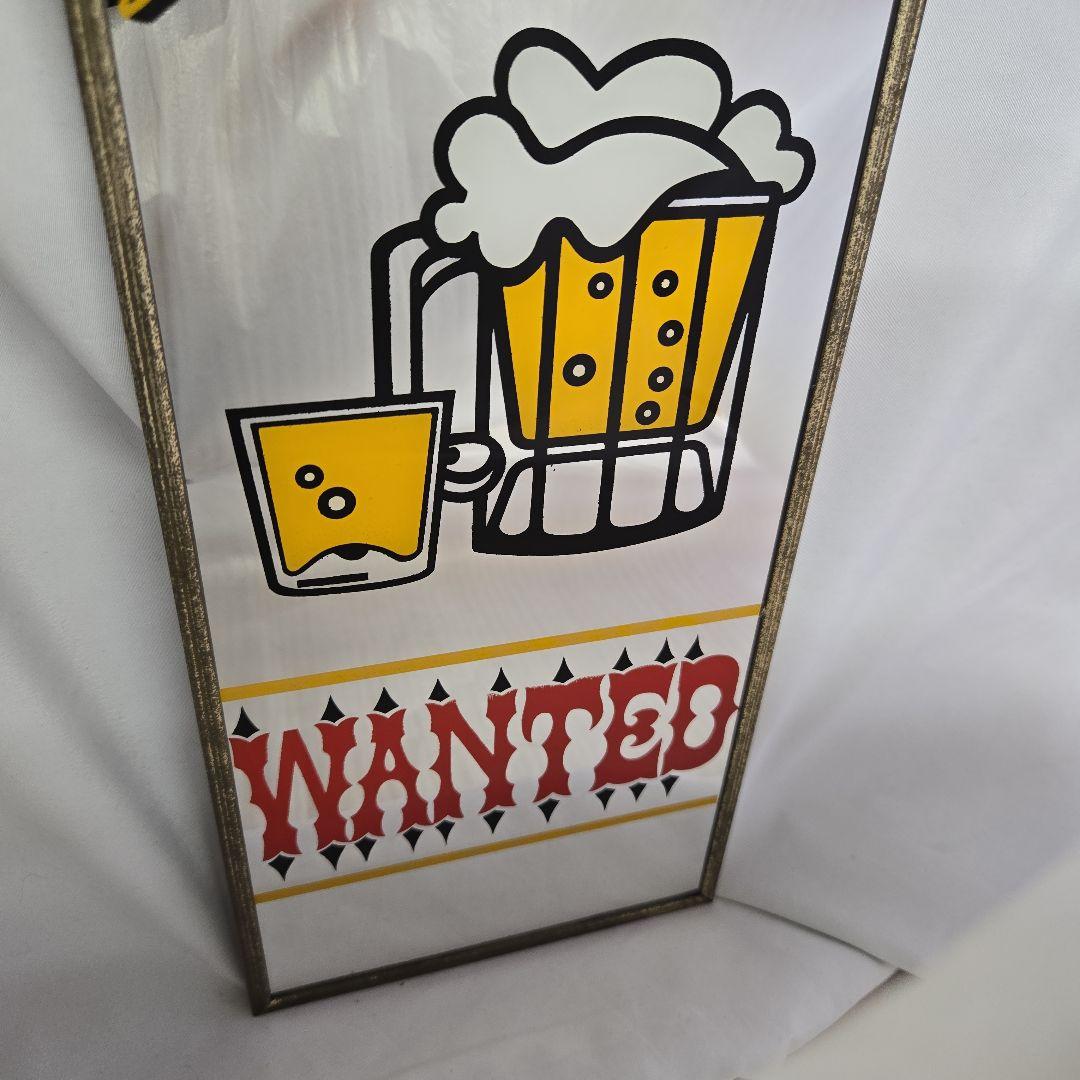 HONEST BARTENDER WANTED パブミラー　レトロ