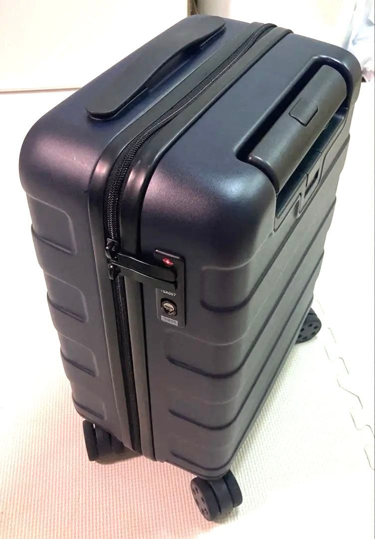 無印良品 バーを自由に調節できる ハードキャリーケース 20L ネイビー