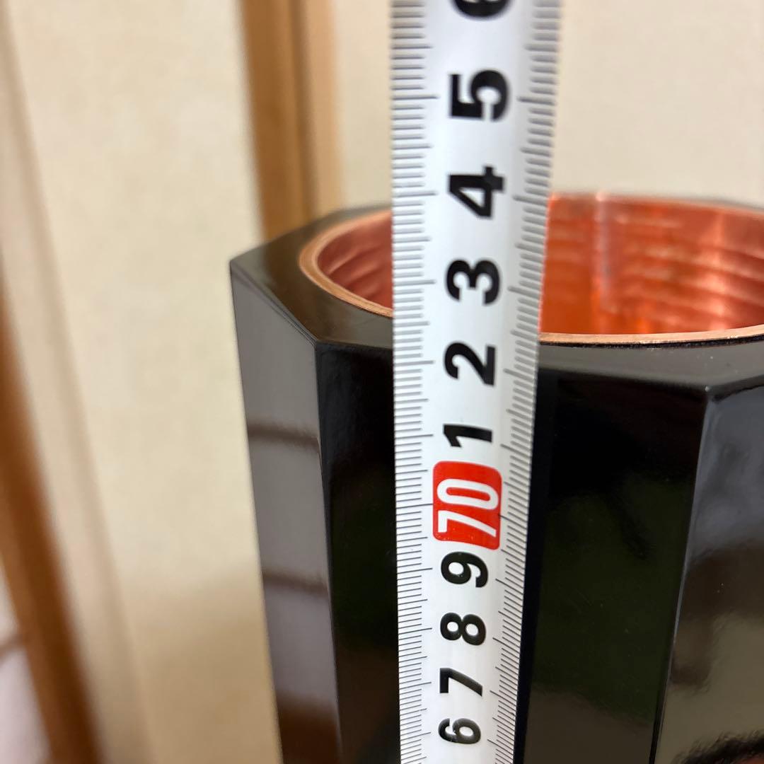 52 美品！！　八角長三管筒　3本セット　花入れ　生け花　未生流　御室流　花器