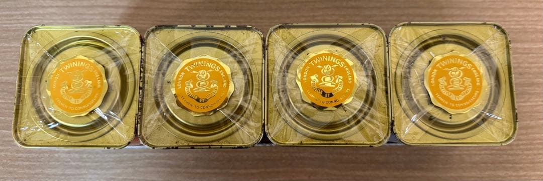 【未開封】トワイニング紅茶アンティーク缶　4缶セット