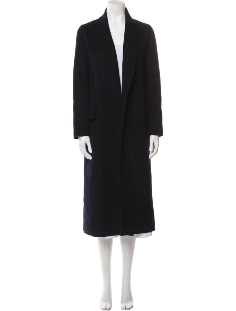 Maje ネイビー　チェスターコート