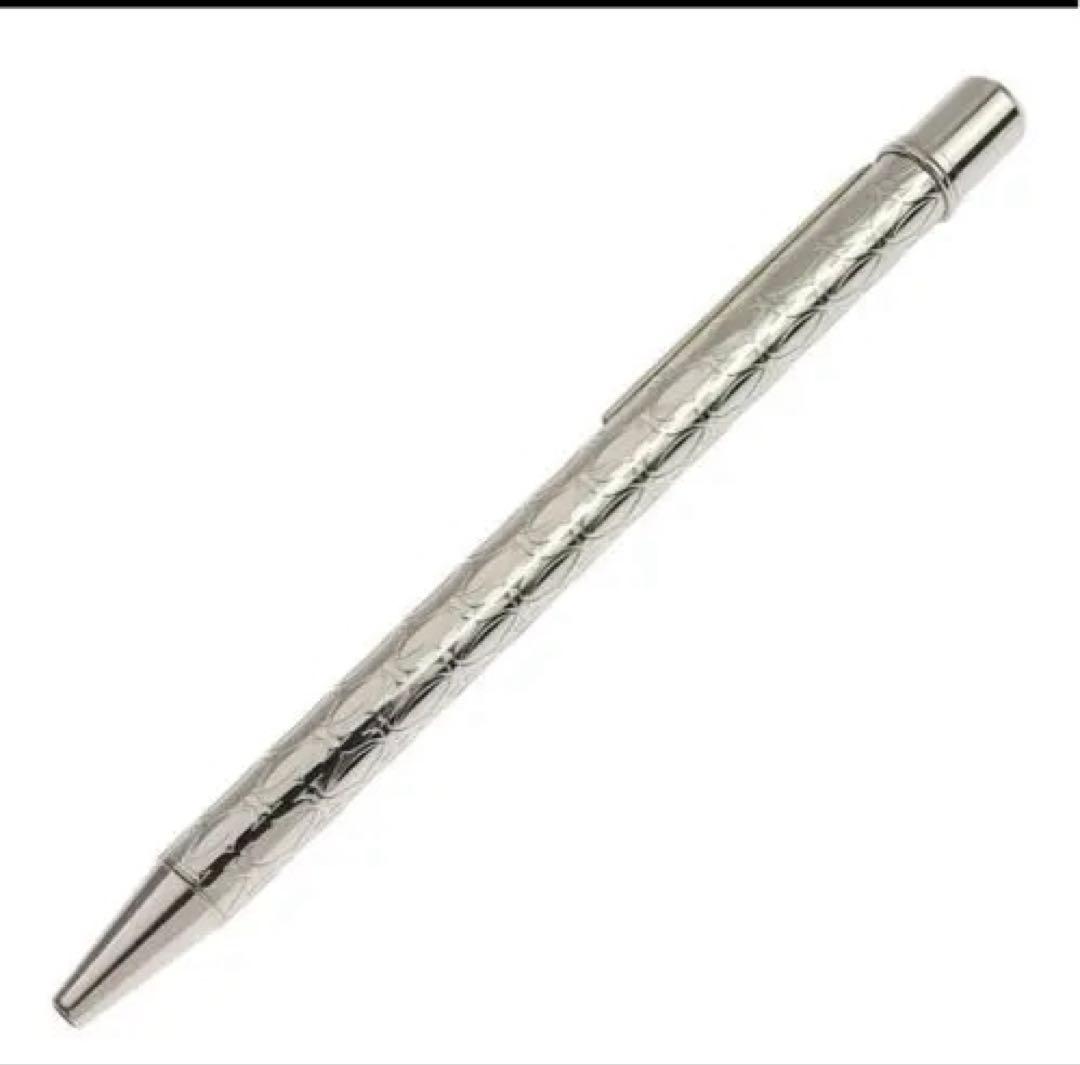 Cartier シルバーボールペン　ドゥカルティエ ツイスト式