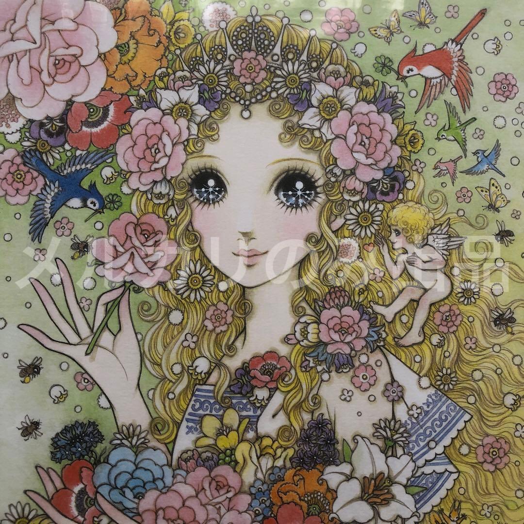 高橋真琴 公式複製原画　春の女神 直筆サイン入り