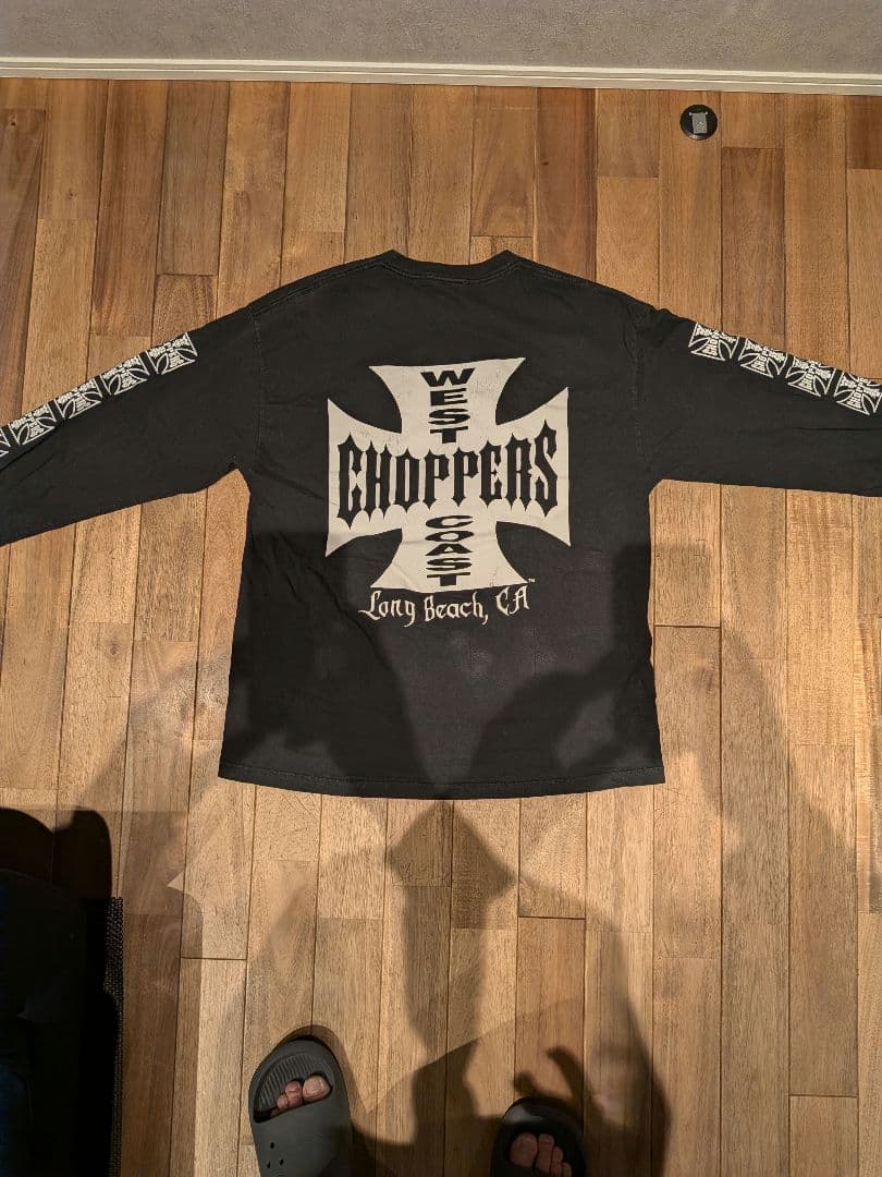 90s West Coast ChoppersロンT 袖ロゴ Jesse Who
