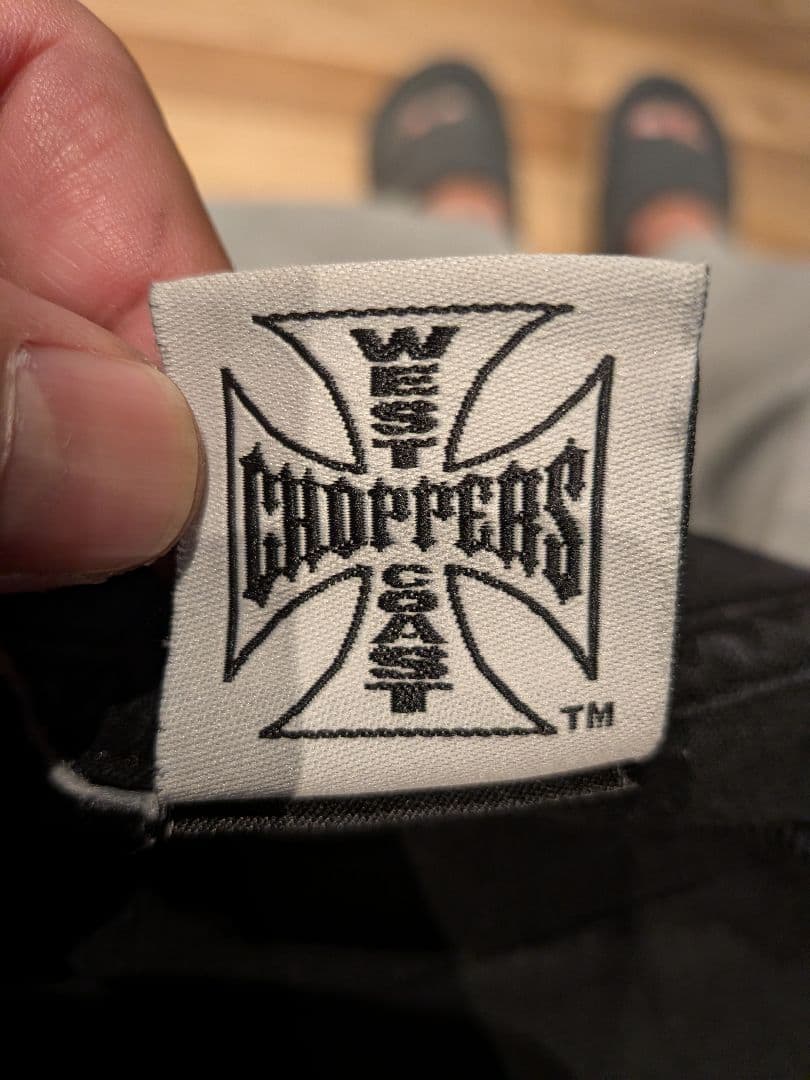 90s West Coast ChoppersロンT 袖ロゴ Jesse Who