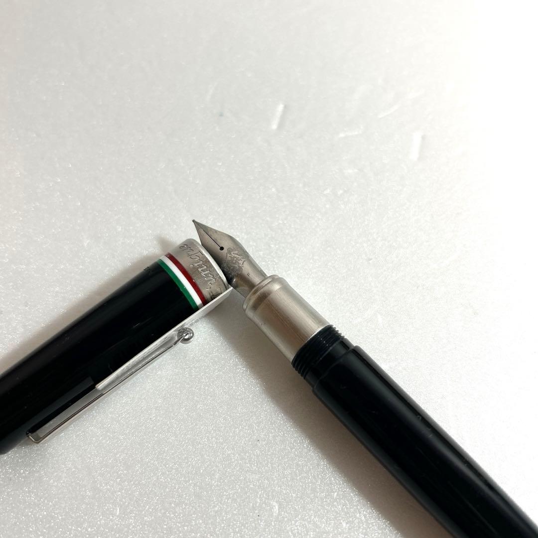 新品未使用 オロビアンコ ルニーク × デルタ コラボ 万年筆 ブラック 字幅F