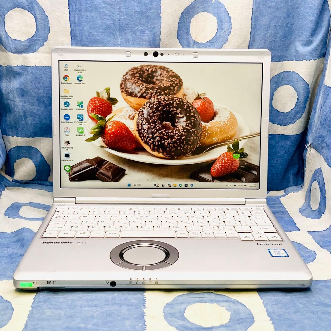 第8世代♡人気レッツノート♪快速SSD256GB☆高性能i5☆カメラ！Win11