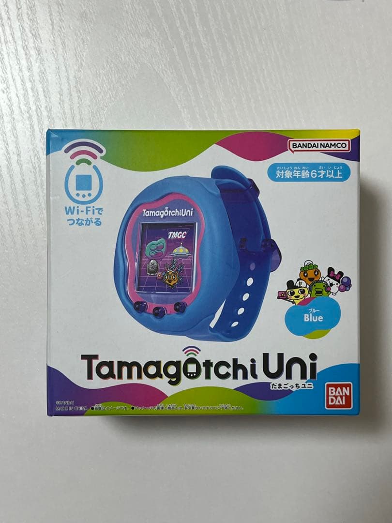 BANDAI Tamagotchi Uni Blue たまごっち ユニ バンド付