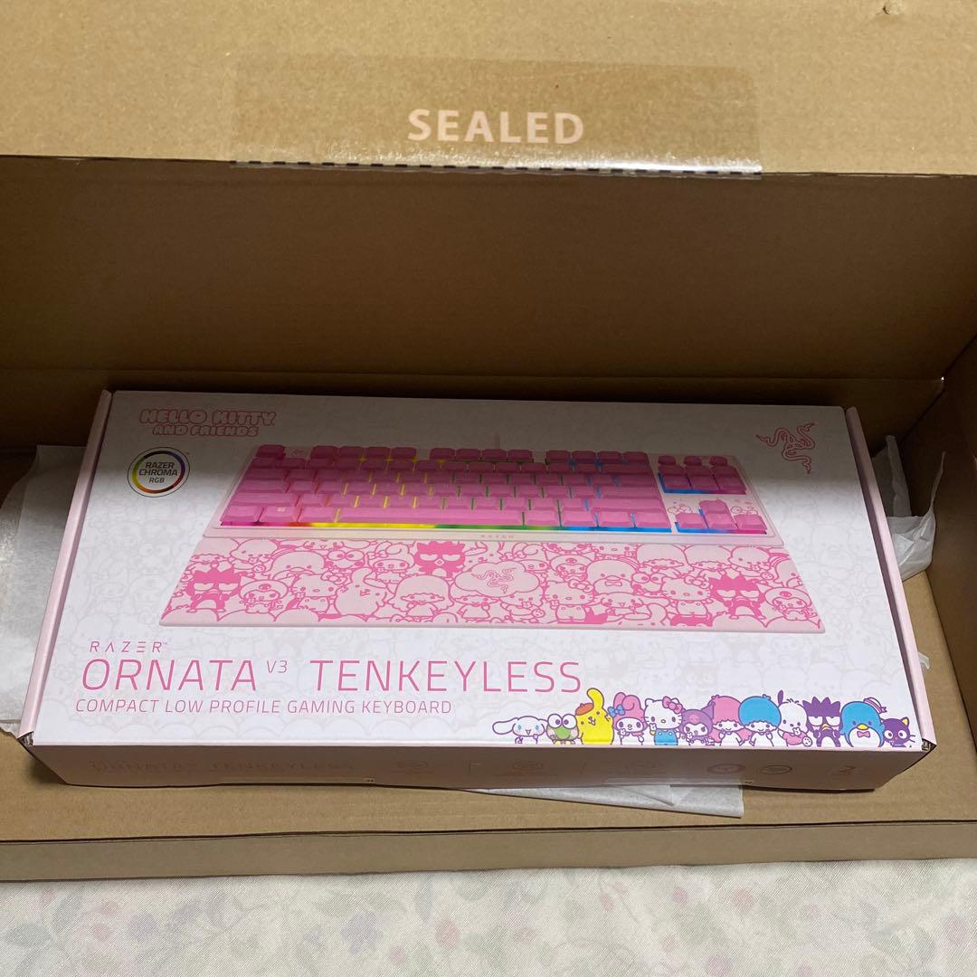新品　Razer Ornata V3 Tenkeyless ハローキティコラボ