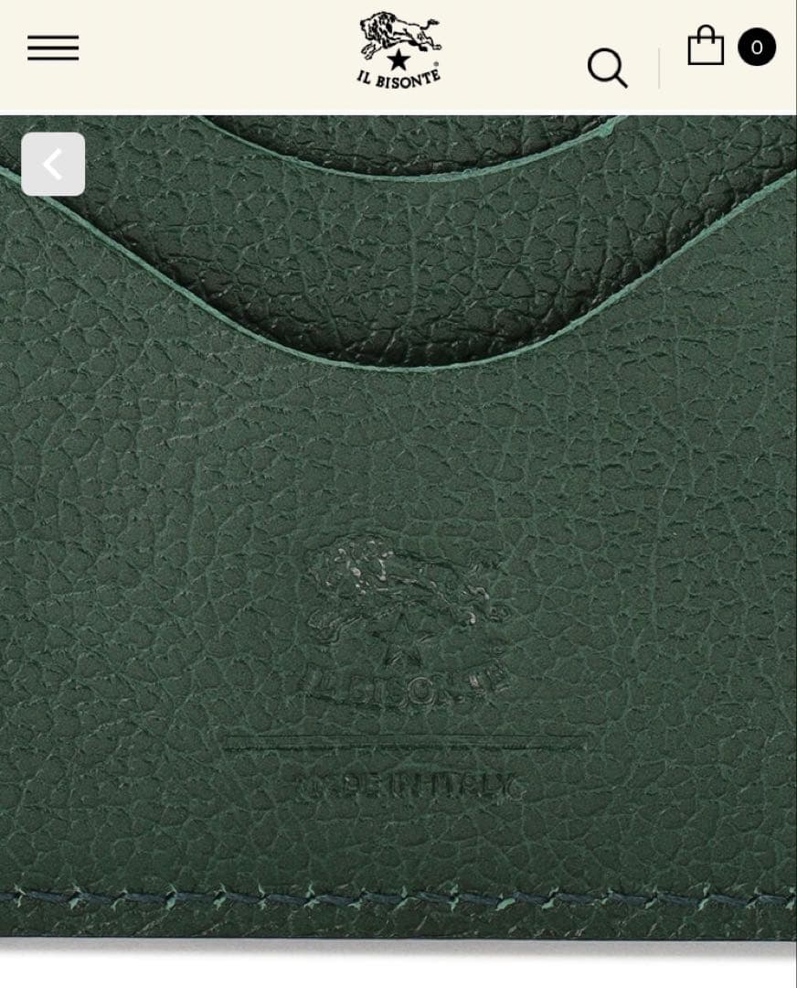 ILBISONTE イルビゾンテ 最新ミニ財布　ナチュラル　希望価格歓迎