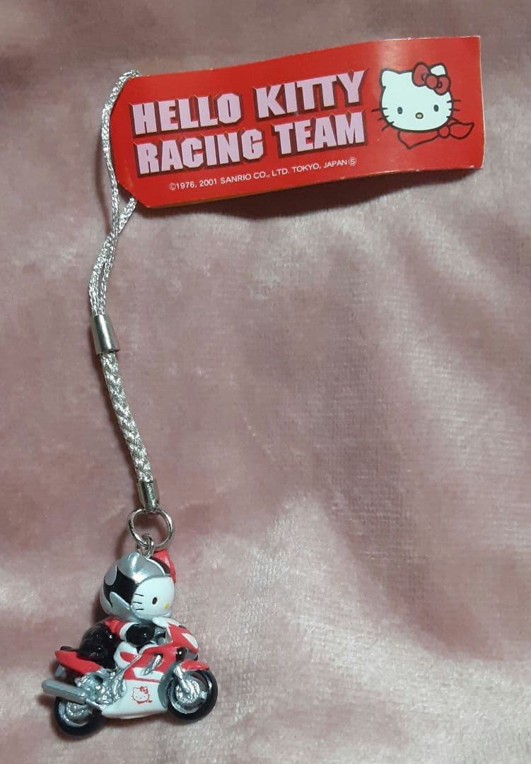HELLO KITTY RACING TEAM 根付けストラップ