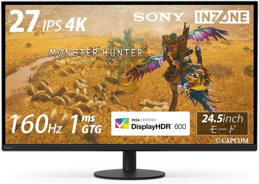 SONY M9 ii 4K 160Hz 1ms 27インチ ゲーミングモニター