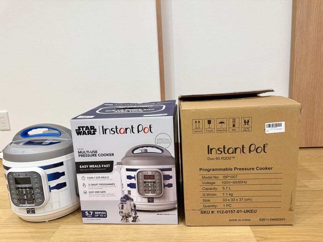 Instant Pot duo R2-D2 電気圧力鍋