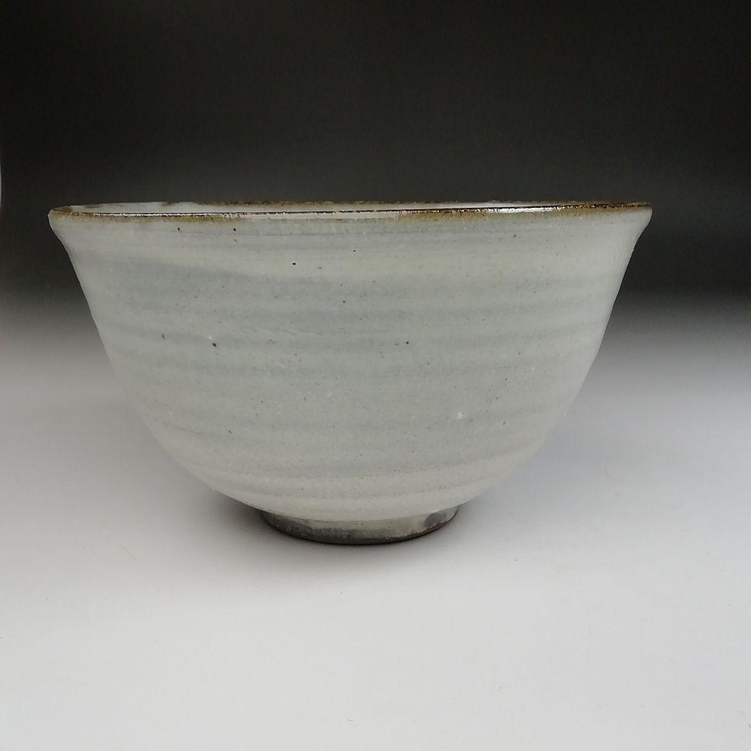 Ｔ４０　茶碗　『白丹波　茶碗』『丹波焼』『市野豊治』　共箱　抹茶碗　茶道具