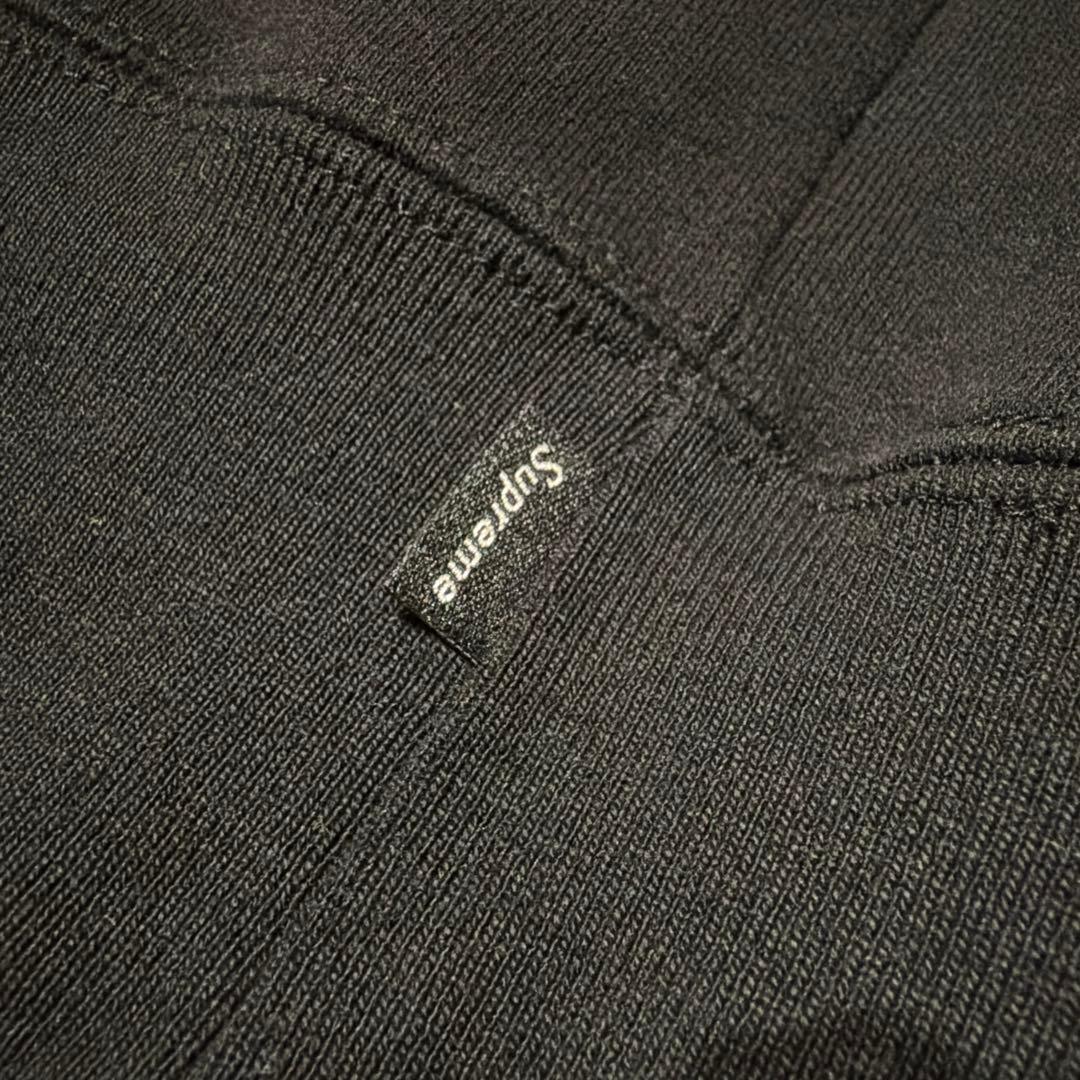 supreme スモールボックスロゴパーカー　1回着用タグ付き　Ｌ　ブラック