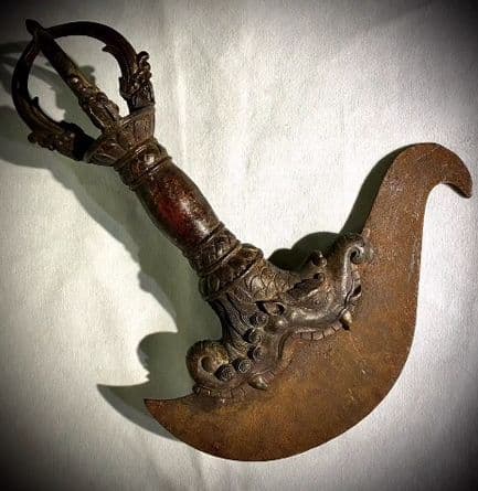 銅器 仏教  金剛杵 古美術 コレクション品 銅製 工芸品 彫刻装飾品置物