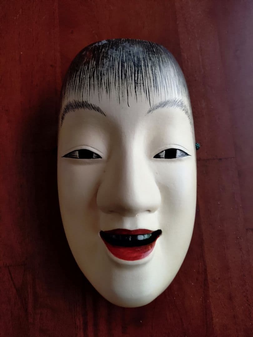 能面　童子 (無地桐箱付)