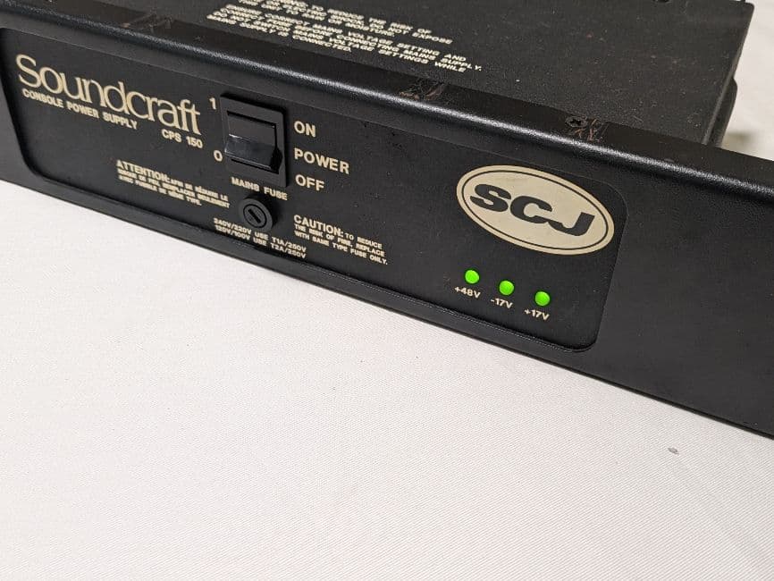 パワーサプライ　Soundcraft CPS150 (ラックマウントパネル付き)