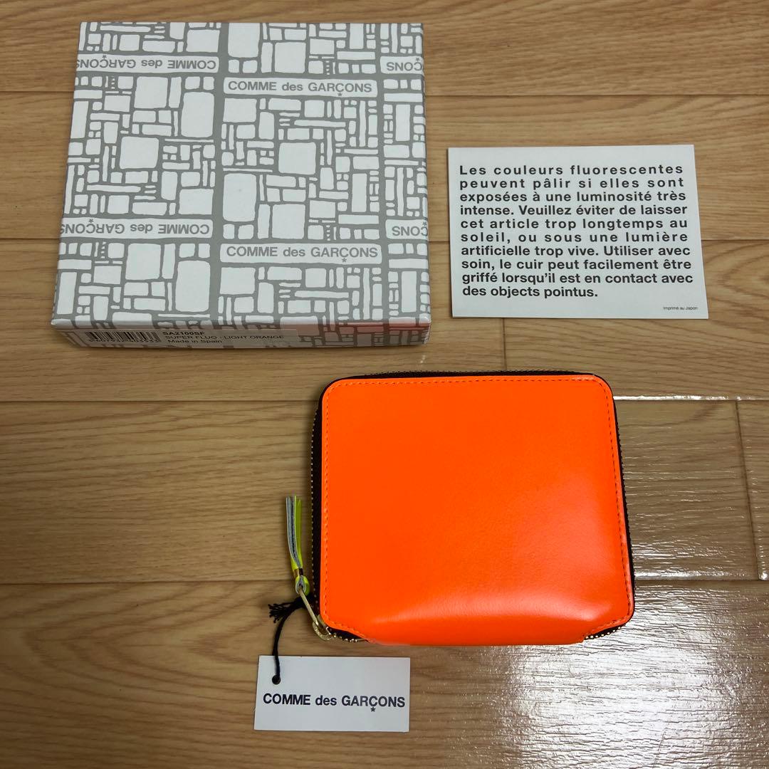 ウォレット コム デ ギャルソン SA2100SF SUPER FLUOミニ財布