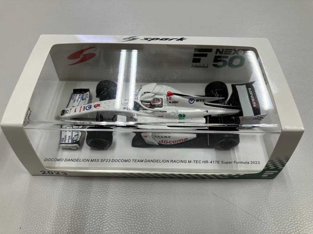 スパーク　1/43 スーパーフォーミュラ 2023 ドコモ　牧野任佑選手