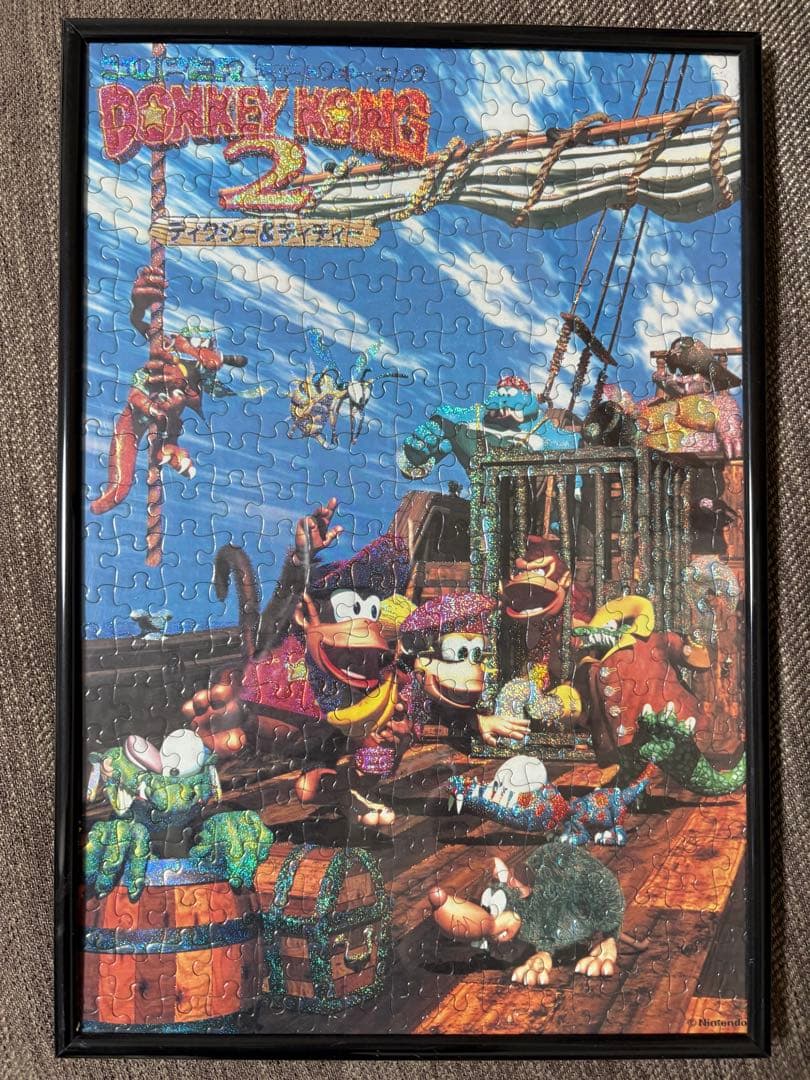 ドンキーコング2 ジグソーパズル フレーム付き