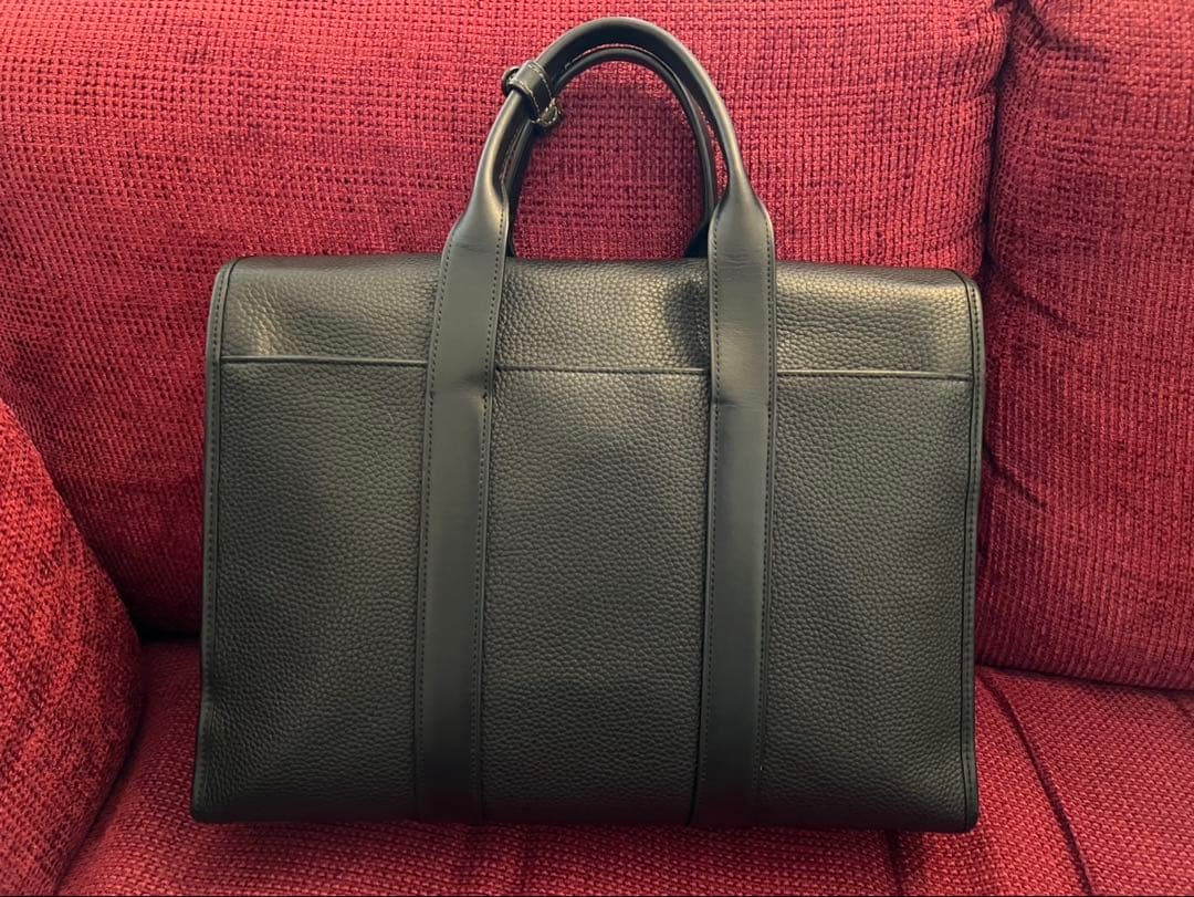 COACH ビジネスバッグ ブラック レザー