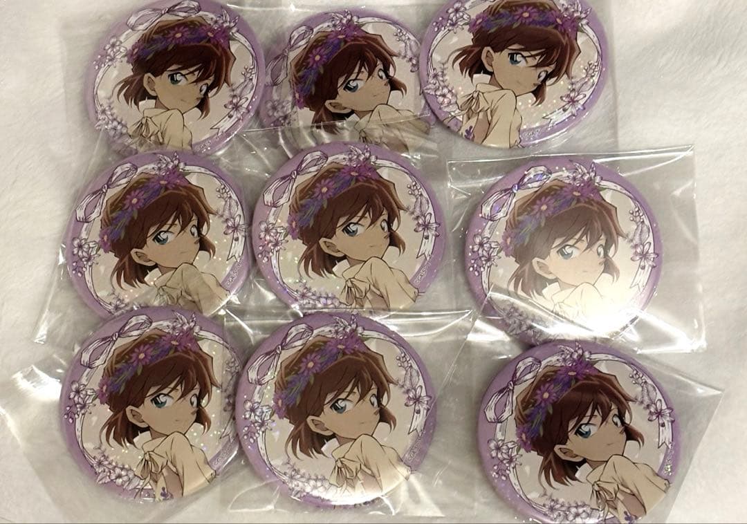 灰原哀　缶バッジ　まとめ売り　痛バック　名探偵コナン　花冠